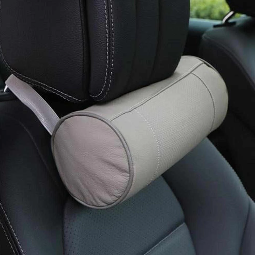 O SHI CAR Official Store Leather Memory Foam Car Neck Pillow Accessories 5 O SHI CAR Official Store Leather Memory Foam Car Neck Pillow Accessories