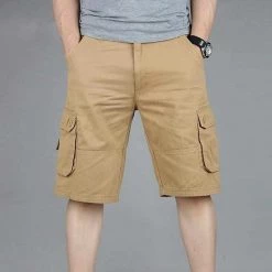 We Men's Store Casual Cargo Pocket Shorts