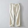 BOKCHOY Official Store North Royal Relaxed Fit Linen Pants Men's Apparels 2 BOKCHOY Official Store North Royal Relaxed Fit Linen Pants Men's Apparels