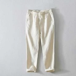 BOKCHOY Official Store North Royal Relaxed Fit Linen Pants Men's Apparels