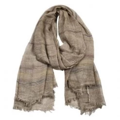 SHOWERSMILE Official Store Saint Morris Linen Tassels Scarf
