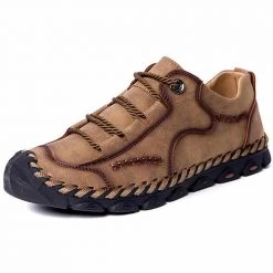 BAOLUMA Official Store Men's Apparels North Royal Trail Leather Shoes