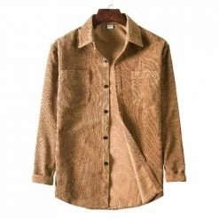 An & Store North Royal Corduroy Long Sleeve Button-Up
