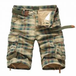 Cool Men Apparel Curacao Plaid Shorts Men's Apparels