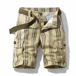 Street Graffiti Men's Store North Royal Striped Cargo Shorts
