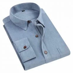 AOLIWEN Aliexpress Store North Royal Bergamo Corduroy Shirt Men's Apparels