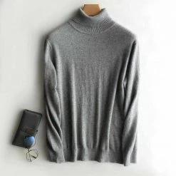 HanZu Store Men's Apparels Saint Morris Cashmere Turtleneck Sweater