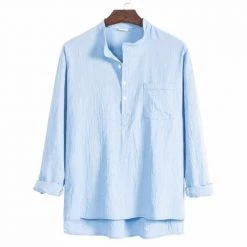 Moringcute Store Saint Morris Island Breeze Linen Shirt