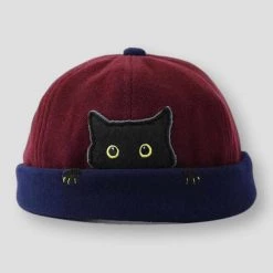 Walk Into Trendy Store North Royal Knitted Melon Cat Hat