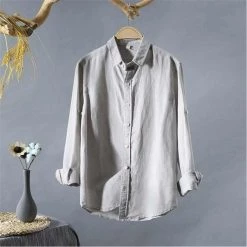 JDDTON Store Men's Apparels North Royal Tuscany Linen Shirt