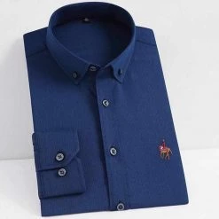 BOLEEBIRD Aliexpress Store Men's Apparels Saint Morris Bamboo Wrinkle-Resistant Shirt