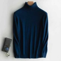 HanZu Store Men's Apparels Saint Morris Cashmere Turtleneck Sweater