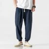 VOLGINS Official Store North Royal Linen Harem Pants