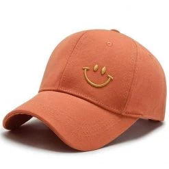 Marco Polo Co.,Ltd Sky Madrid Smiley Embroidered Baseball Cap