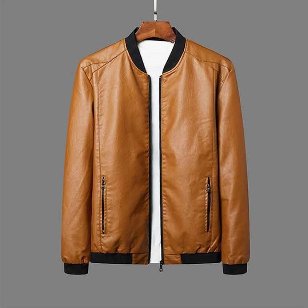 We Men's Store Biker Vegan Leather Jacket Men's Apparels 3 We Men's Store Biker Vegan Leather Jacket Men's Apparels