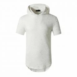 MANTORS Men's Store Sky Madrid Ripped Hooded T-Shirt 12 MANTORS Men's Store Sky Madrid Ripped Hooded T-Shirt