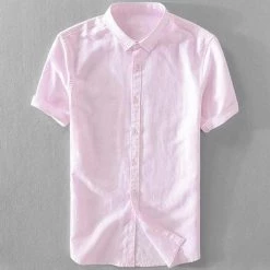 Shop1746704 Store Men's Apparels Sky Madrid Linen Short Sleeve Shirt 10 Shop1746704 Store Men's Apparels Sky Madrid Linen Short Sleeve Shirt