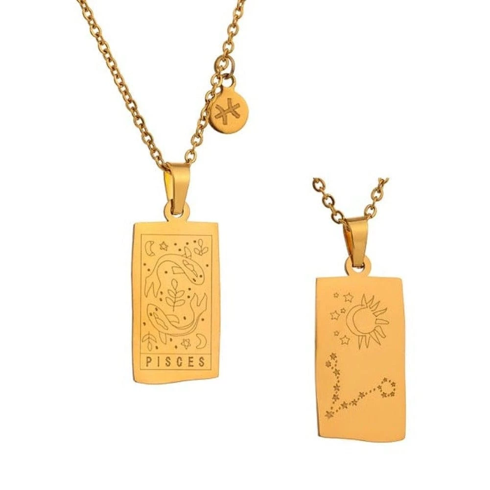 Yhpup Official Store Women's Apparels Saint Morris Stainless Steel Zodiac Necklace 11 Yhpup Official Store Women's Apparels Saint Morris Stainless Steel Zodiac Necklace