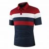 YiBaoXin Store Men's Apparels Saint Morris Polo Striped Shirt