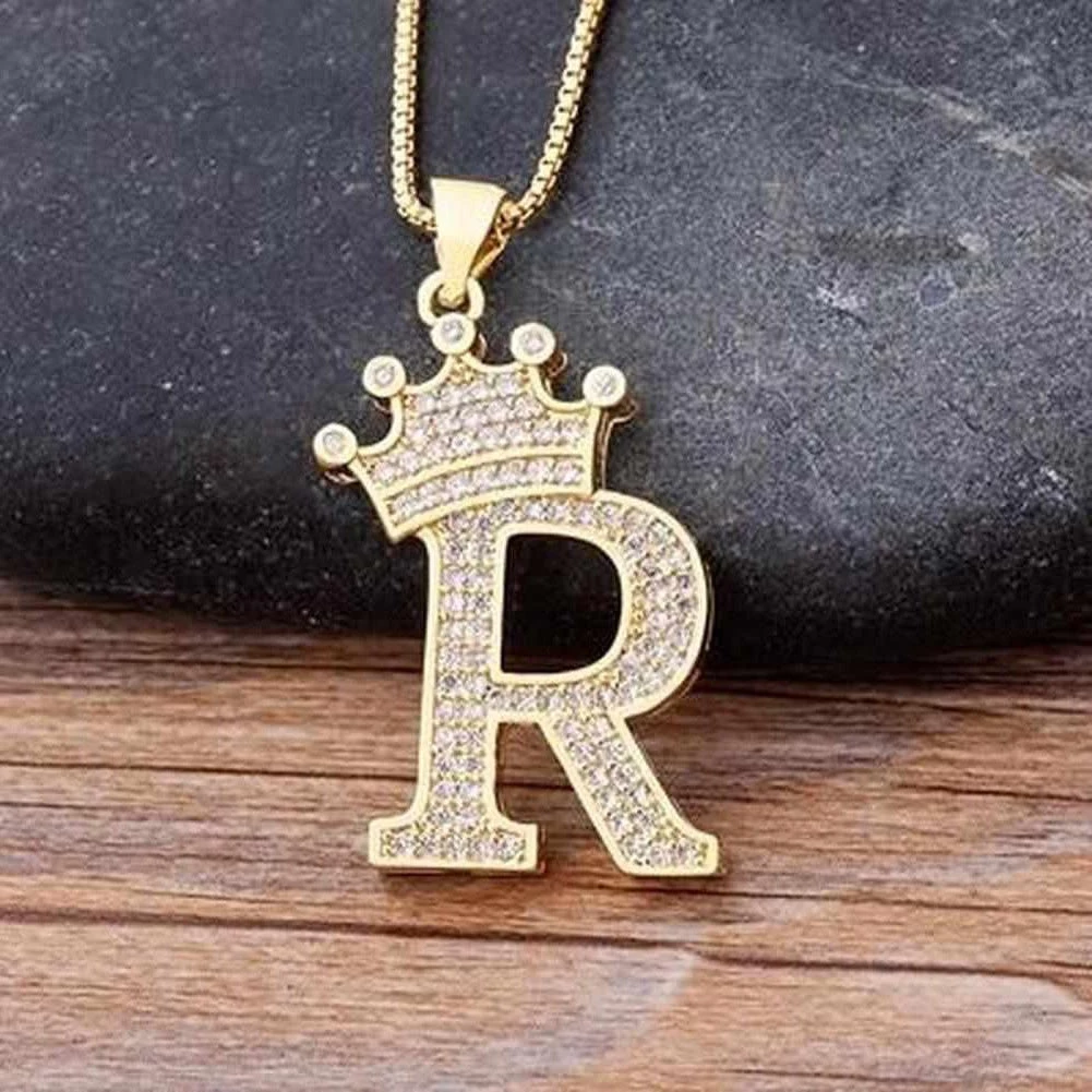 NIDIN Factory Online Store Saint Morris Royal Initial Necklace Men's Apparels 20 NIDIN Factory Online Store Saint Morris Royal Initial Necklace Men's Apparels