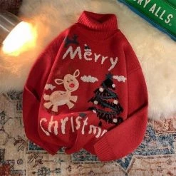 WSX 116 Store Saint Morris Festive Turtleneck Sweater Men's Apparels