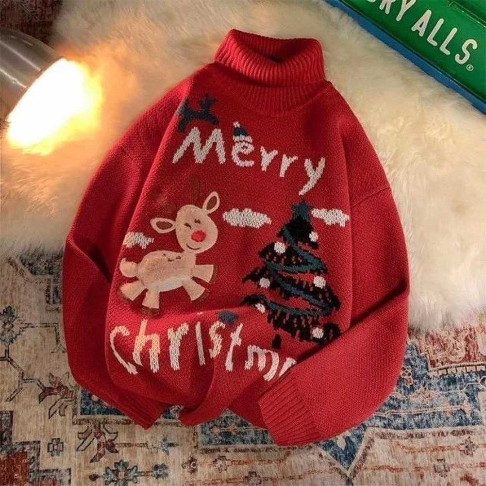 WSX 116 Store Saint Morris Festive Turtleneck Sweater Men's Apparels 3 WSX 116 Store Saint Morris Festive Turtleneck Sweater Men's Apparels