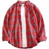 Moringcute Store Men's Apparels Saint Morris Plaid Pocket Shirt