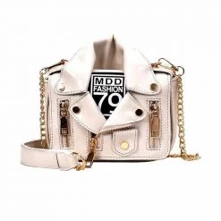BATTLERLOVER Personalized Bag Store MotorJacket Shoulder Bag Women's Apparels