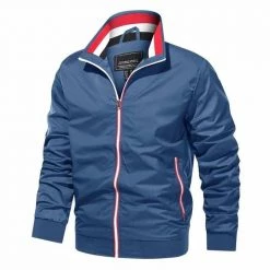 TACVASEN Official Store Saint Morris Striped Pocket Jacket Men's Apparels