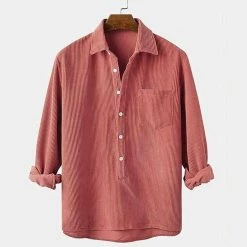 INCERUNNING Apparel Store Saint Morris Leisure Corduroy Shirt