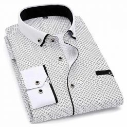 Moon Mogul Saint Morris Button-Up Long Sleeve Shirt