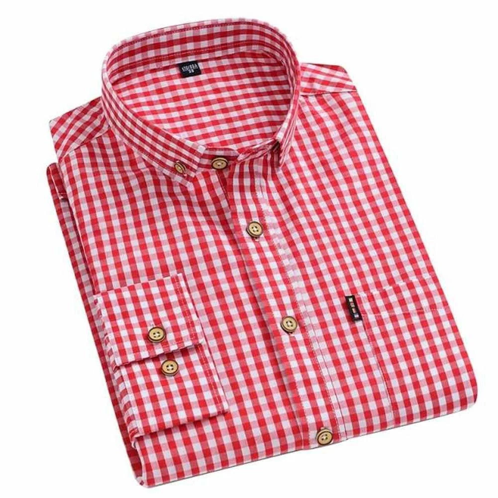AOLIWEN Official Store Saint Morris Tartan Button-Up Shirt 4 AOLIWEN Official Store Saint Morris Tartan Button-Up Shirt