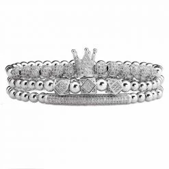 ATTYIRENA Official Store Crown Beaded Bracelet Men's Apparels 12 ATTYIRENA Official Store Crown Beaded Bracelet Men's Apparels