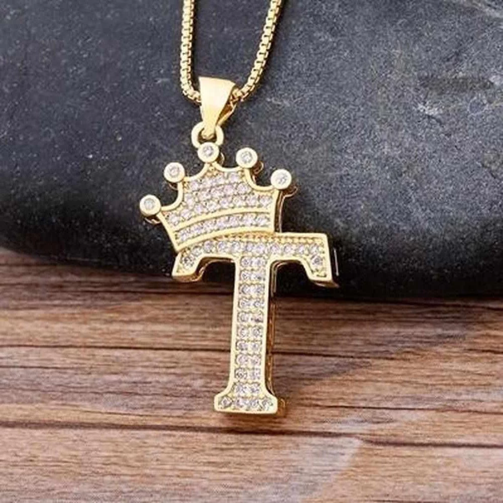 NIDIN Factory Online Store Saint Morris Royal Initial Necklace Men's Apparels 22 NIDIN Factory Online Store Saint Morris Royal Initial Necklace Men's Apparels