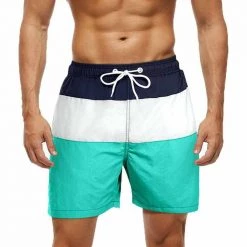 ESCATCH Official Store Saint Morris Striped Board Shorts Men's Apparels