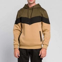 ASALI Men's Store Zander Striped Hoodie Men's Apparels