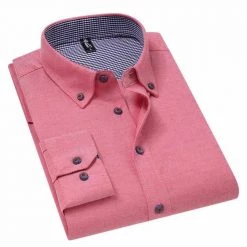 Brother Wang Official Store Sky Madrid Casual Sleek Button-Down Shirt