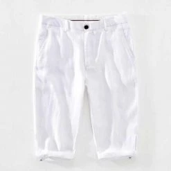BOKCHOY Official Store Sky Madrid Oasis Linen Shorts Men's Apparels 7 BOKCHOY Official Store Sky Madrid Oasis Linen Shorts Men's Apparels