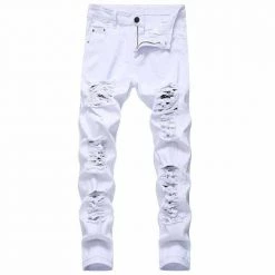Gersri Official Store Sky Madrid Distressed Denim Jeans Men's Apparels