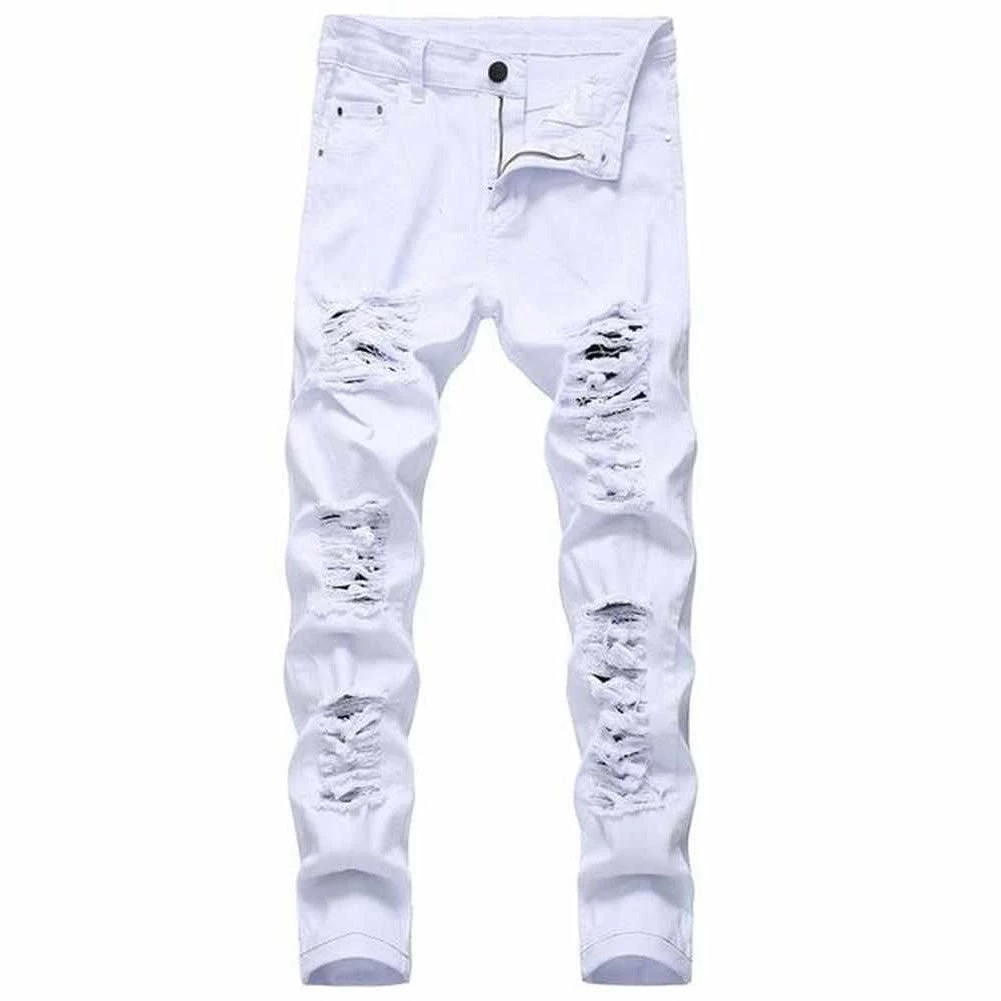 Gersri Official Store Sky Madrid Distressed Denim Jeans Men's Apparels 3 Gersri Official Store Sky Madrid Distressed Denim Jeans Men's Apparels
