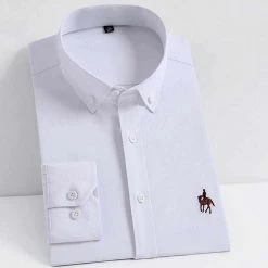 BOLEEBIRD Aliexpress Store Men's Apparels Saint Morris Bamboo Wrinkle-Resistant Shirt