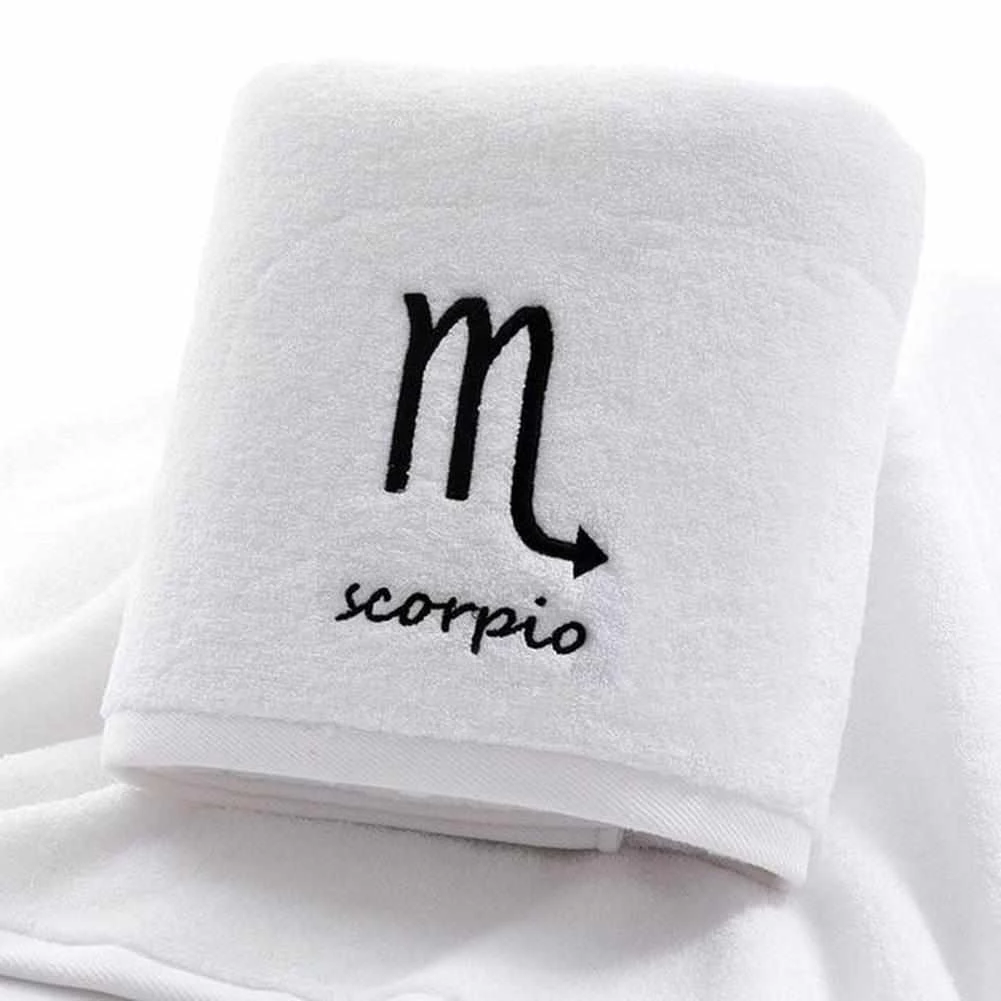 WHOVEYON Quality Life Store Sky Madrid Zodiac Sign Bath Towel 23 WHOVEYON Quality Life Store Sky Madrid Zodiac Sign Bath Towel