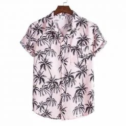 Hipster Wardrobe Store Men's Apparels North Royal Palm Tree Shirt