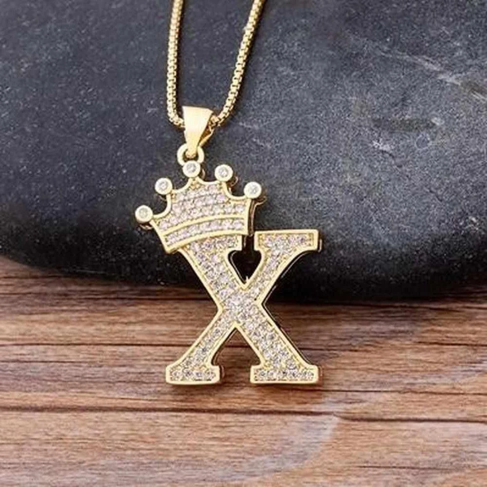 NIDIN Factory Online Store Saint Morris Royal Initial Necklace Men's Apparels 26 NIDIN Factory Online Store Saint Morris Royal Initial Necklace Men's Apparels