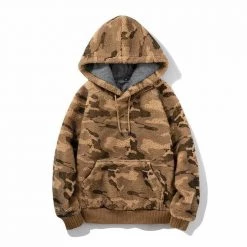 MANTORS Online Store Sky Madrid Fleece Camo Hoodie Men's Apparels