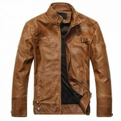 Mountainskin Official Store Java Biker Jacket Men's Apparels