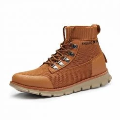 Shop5365225 Store Men's Apparels Sky Madrid Woven Lace-up Boots