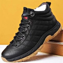 NPEZKGC Official Store Men's Apparels North Royal Leather Snow Boot