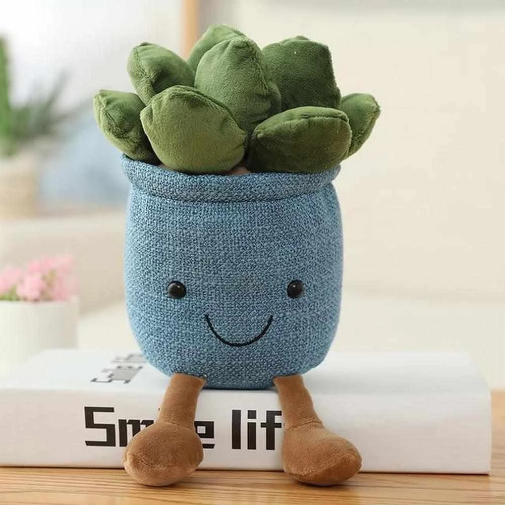 TotoJay Funny Life Store Home Sky Madrid Plush Smiley Succulent 7 TotoJay Funny Life Store Home Sky Madrid Plush Smiley Succulent