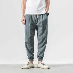 LEGIBLE FACTORY Store Saint Morris Goa Linen Pants